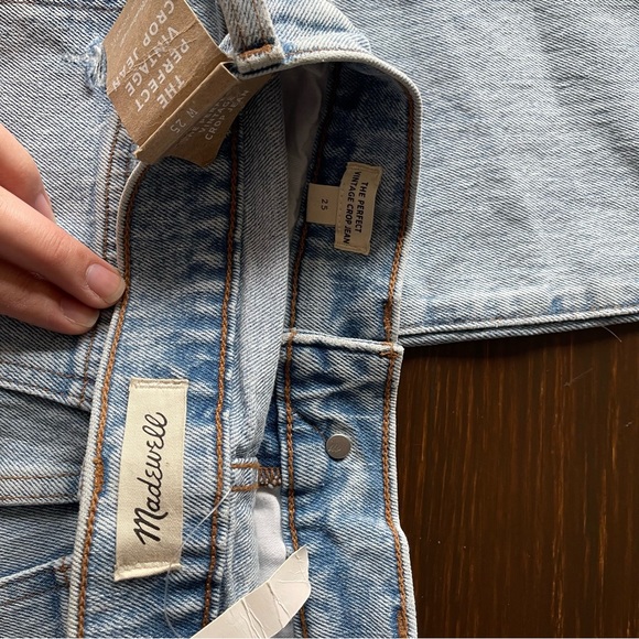 NWT!   Madewell | Perfect Vintage Crop Jean - Picture 4 of 6